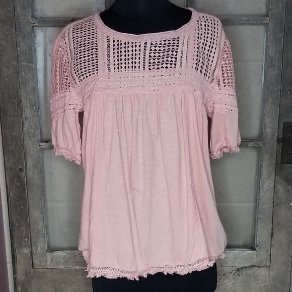 Caslon Tops - Caslon blouse size large dark peach/orange